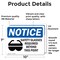 Signmission 7 in Height, 10 in Width, Vinyl Decal, Rectangle OS-2PACK-NS-D-710-L-18175 - alternate 4